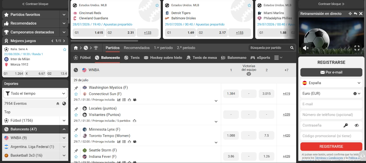 Apuestas Deportivas y eSports en Megapari